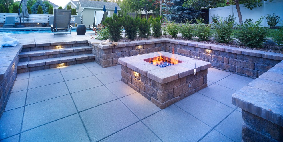This is an example of a modern patio in Salt Lake City.