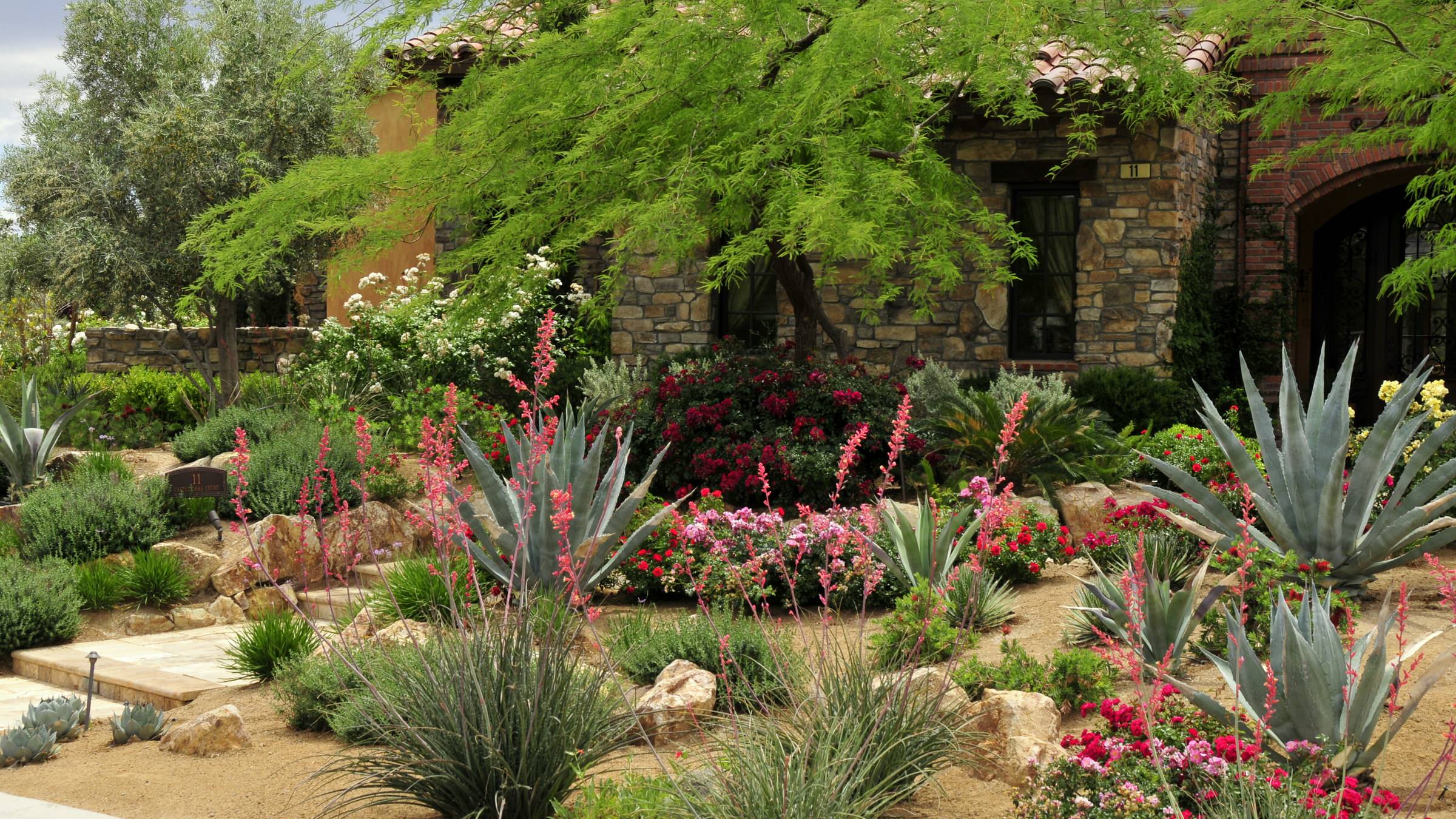 Portfolio Mediterranean Landscape Las Vegas By Chip N Dale S Custom Landscaping Houzz