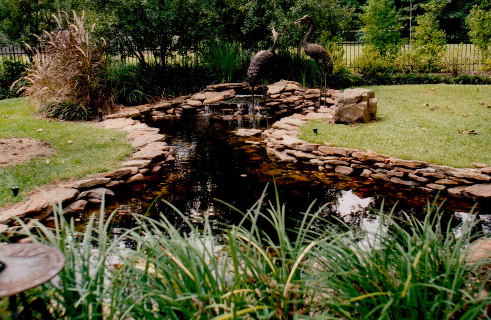 Design ideas for a traditional landscaping in New Orleans.