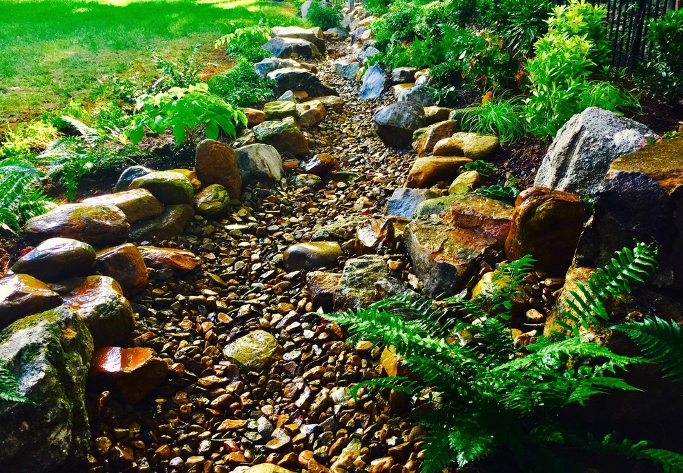 Postage Stamp Front Yard/ Backyard Creek Bed Landscape Charlotte