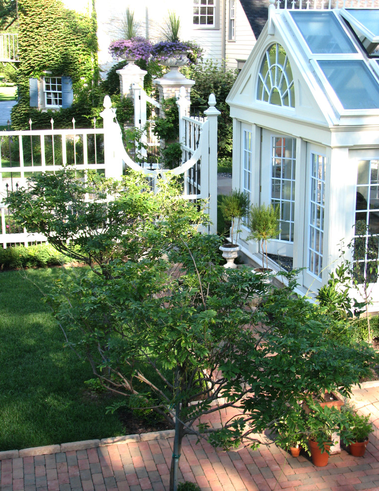 Inspiration for a classic garden in Chicago with a vegetable patch.