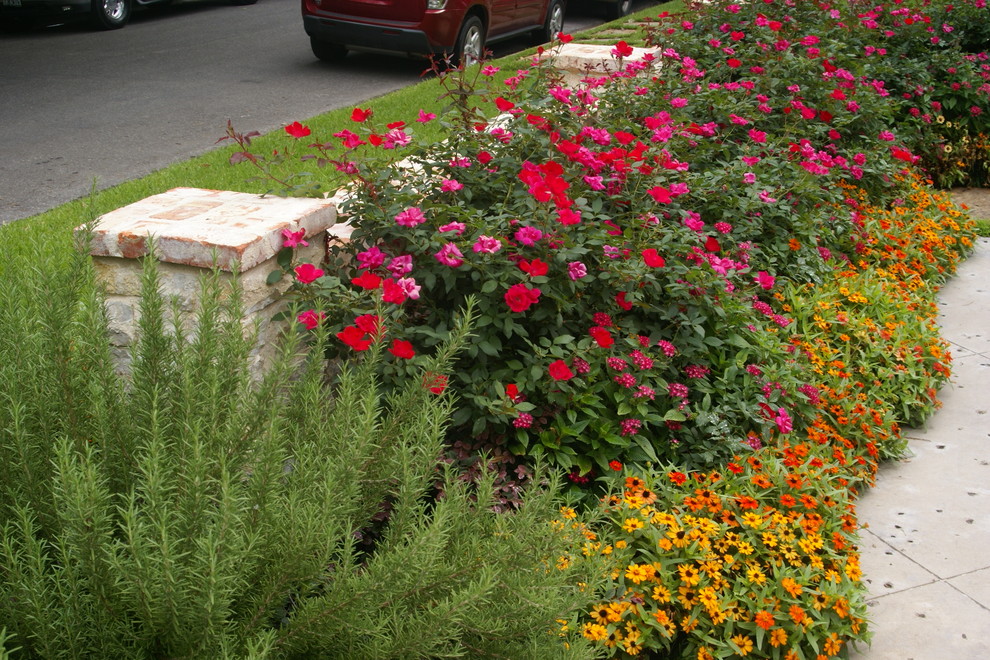 This is an example of a traditional landscaping in Dallas.