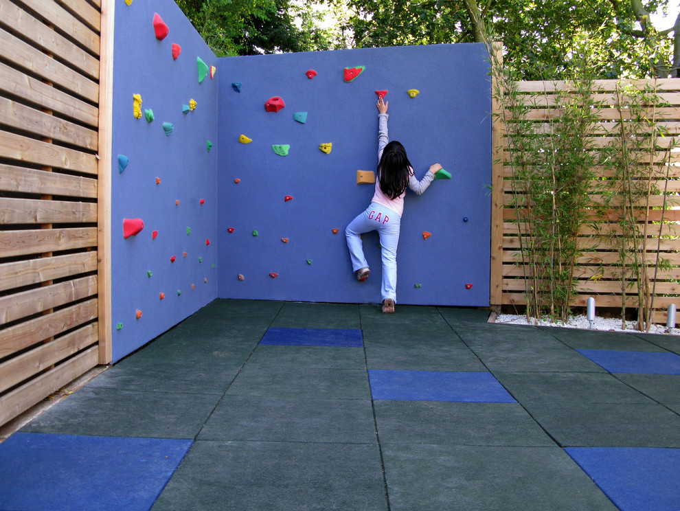 Inspiration for a contemporary outdoor playset in San Francisco.
