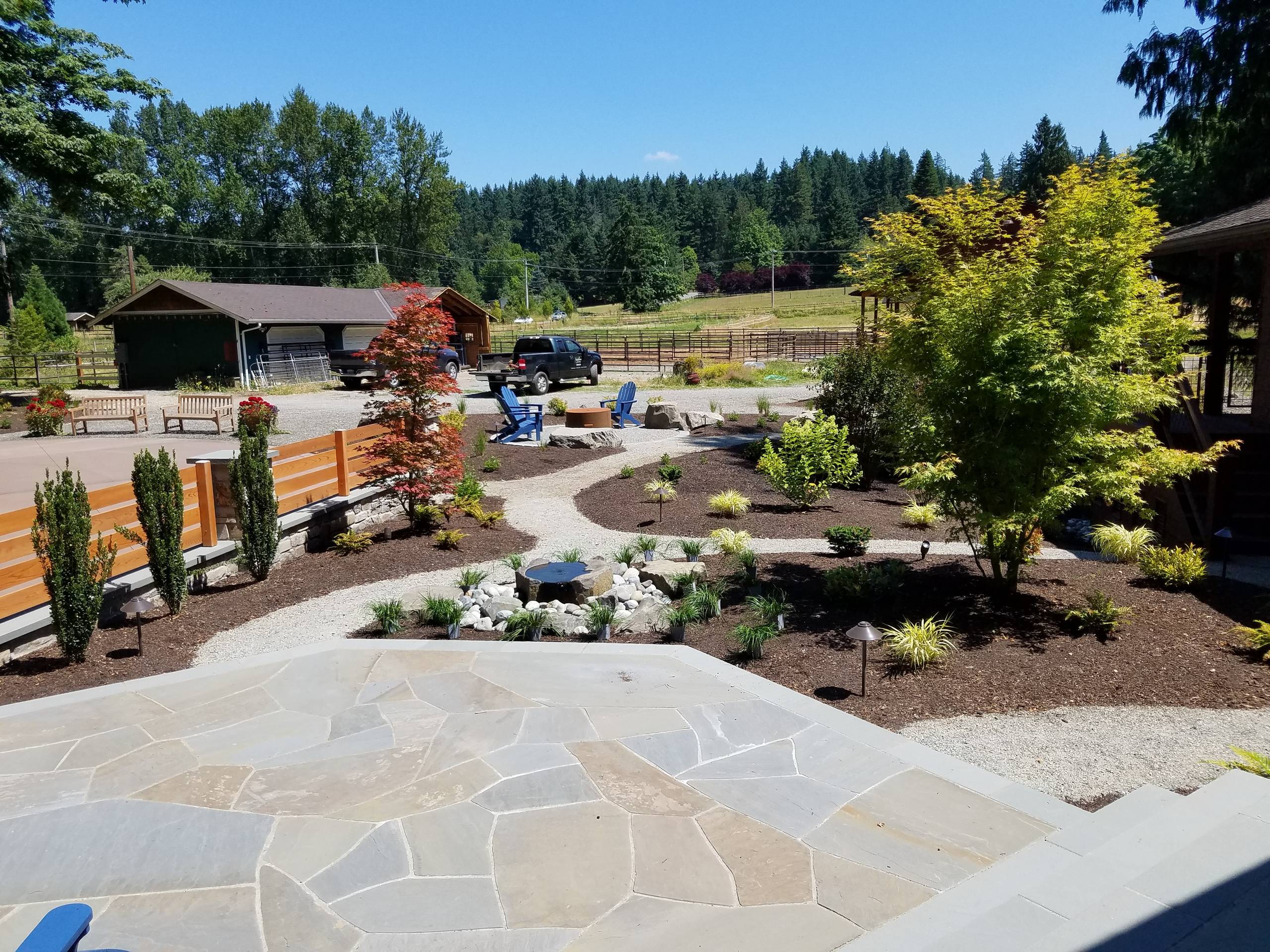 Crushed Bluestone Pathway - Photos & Ideas | Houzz