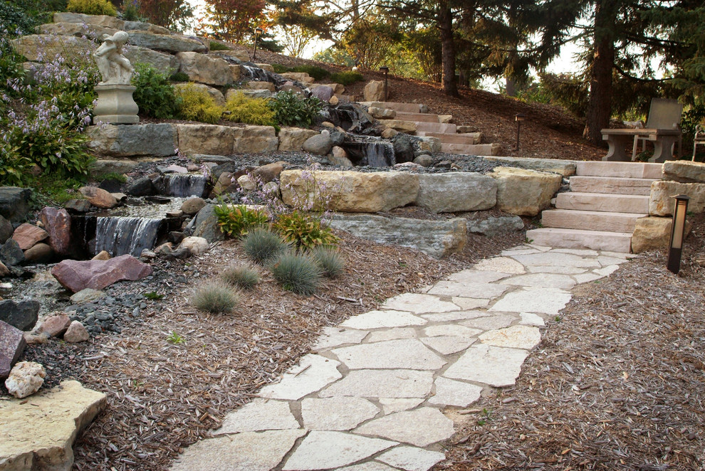 Inspiration for a traditional landscaping in Other.