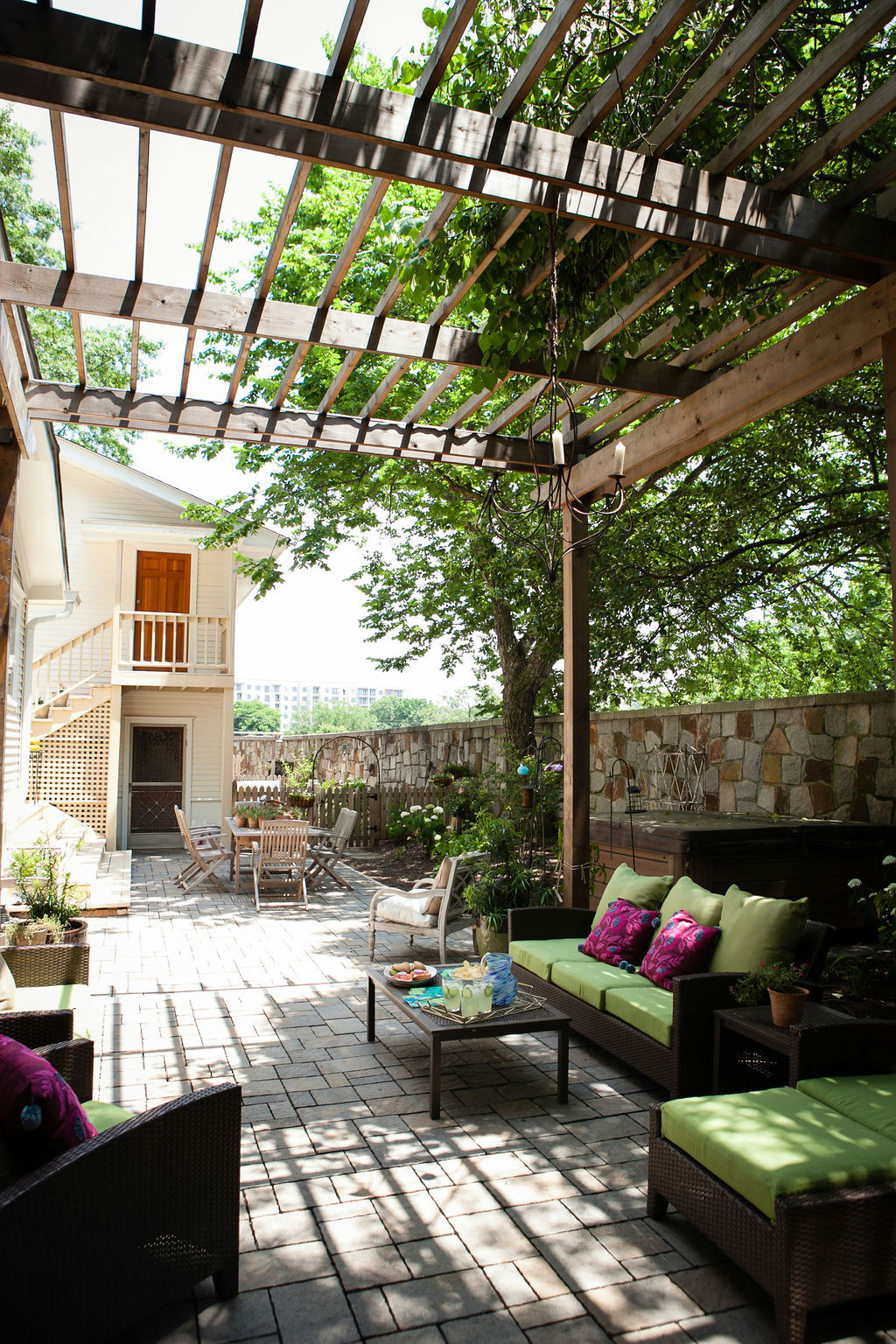 springhetti custom outdoor living on 75 Beautiful Shabby Chic Style Outdoor Design With A Fireplace Houzz Pictures Ideas May 2021 Houzz