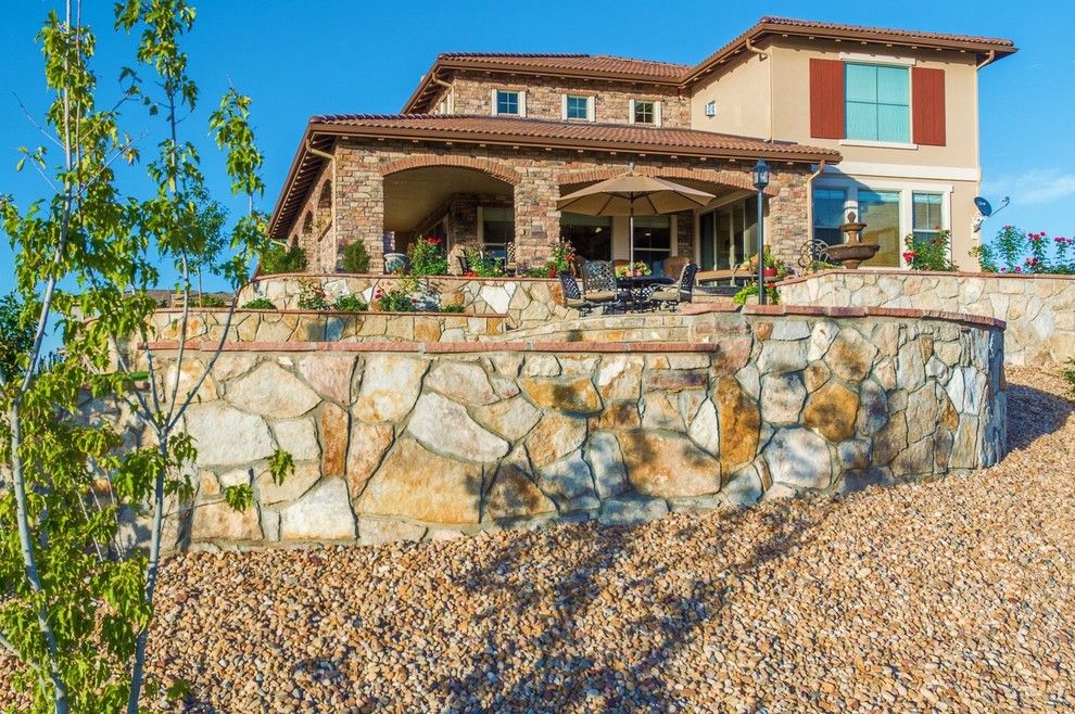 Retaining Walls & Planter Boxes Contemporain Jardin Denver par