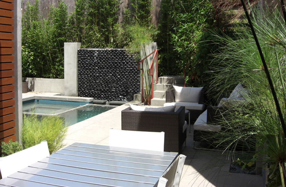 Moderner Garten in Los Angeles