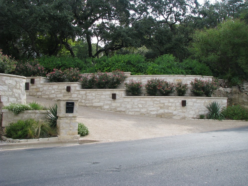 Klassischer Garten in Austin