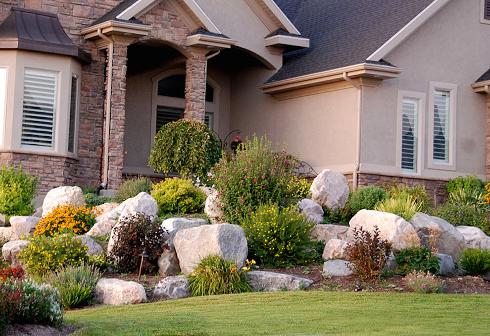 Rock Retaining Walls - Landscape - Salt Lake City - by Rockscapes | Houzz