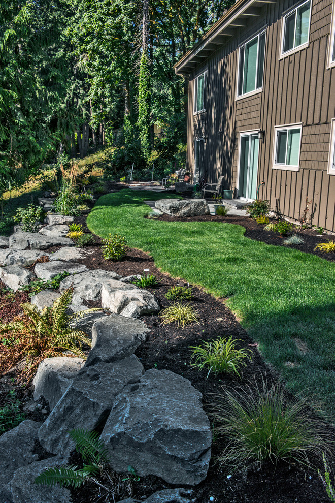 Rockery and Water Feature - Modern - Landscape - Seattle - by ...