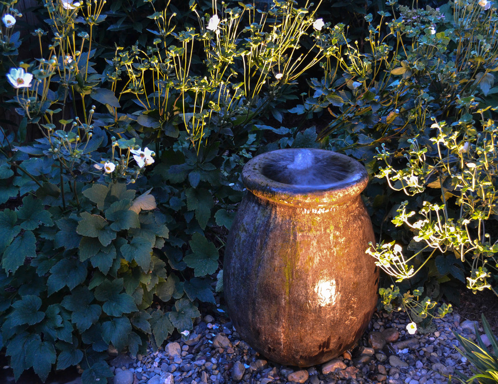 Romantic Townhouse Garden Traditional Landscape DC Metro by