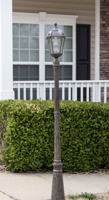 Gama sonic royal bulb solar lamp post outlet