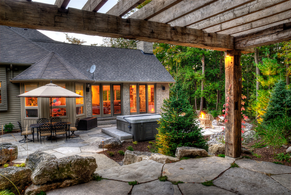 Rustic Amenities Rustic Landscape Toronto by Hutten & Co. Land