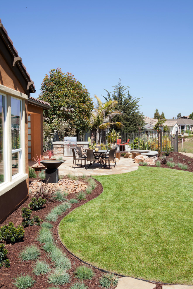Rustikaler Garten in San Luis Obispo