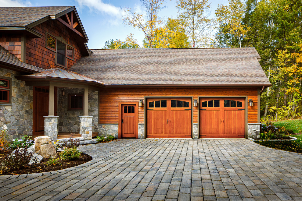 Rustic Driveway Rustic Landscape Other Houzz