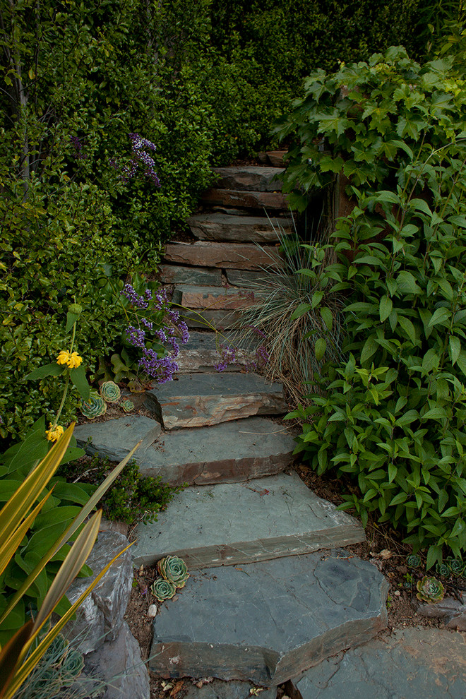 This is an example of a traditional garden in San Francisco.