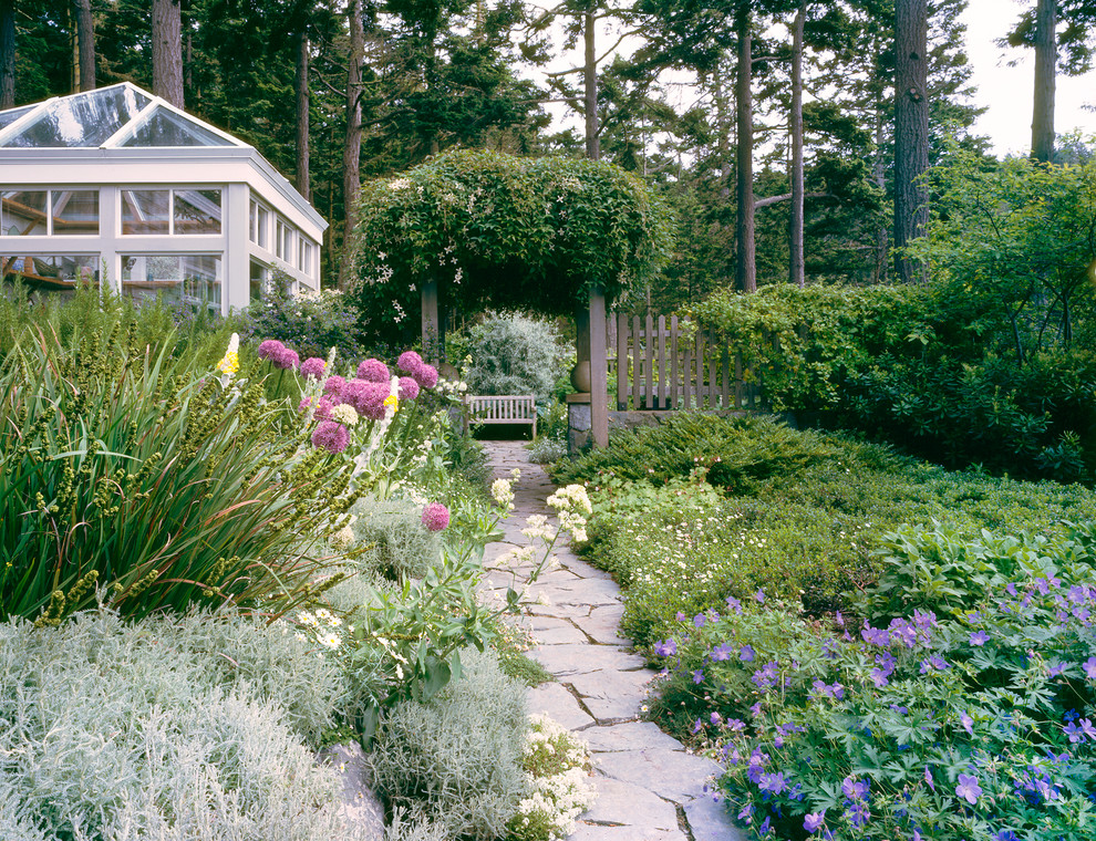 Foto di un giardino stile marinaro