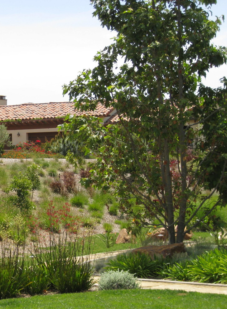 Klassischer Garten in San Diego