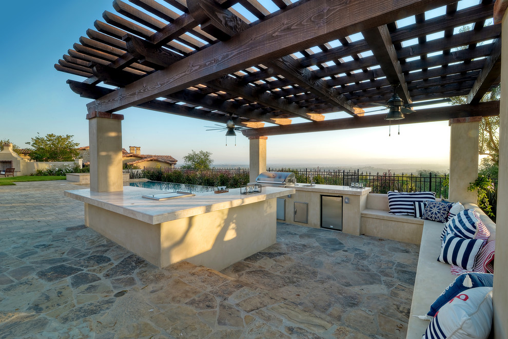Photo of a classic back patio in San Diego.