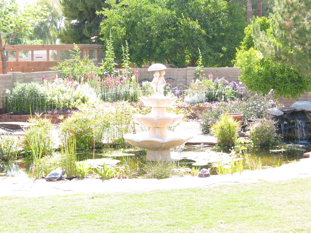 Traditional garden in Phoenix.