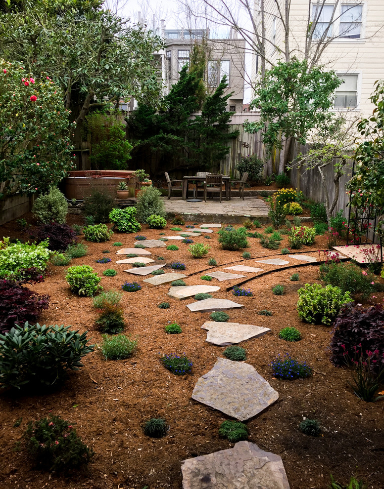 サンフランシスコにあるトラディショナルスタイルのおしゃれな庭の写真