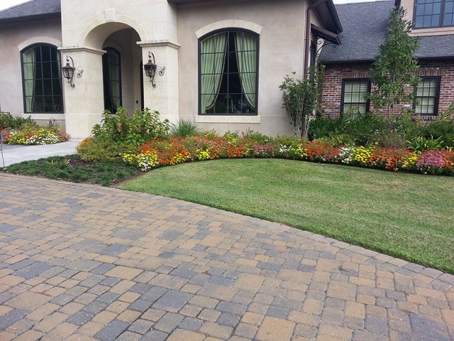 New Bamboo Fence Install Tropical Landscape New Orleans by