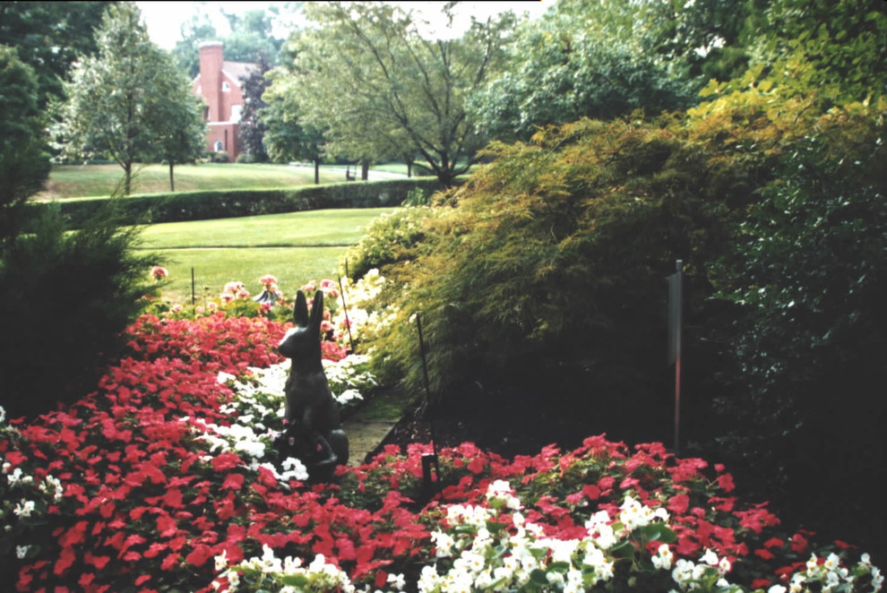 クリーブランドにあるエクレクティックスタイルのおしゃれな庭の写真