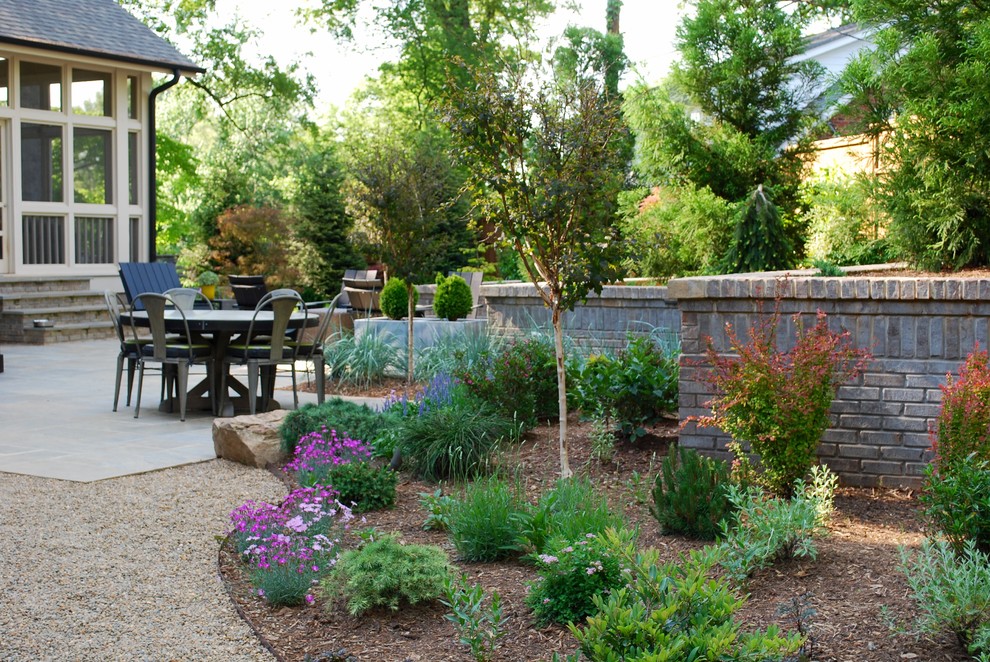 Inspiration for a contemporary garden in Charlotte.