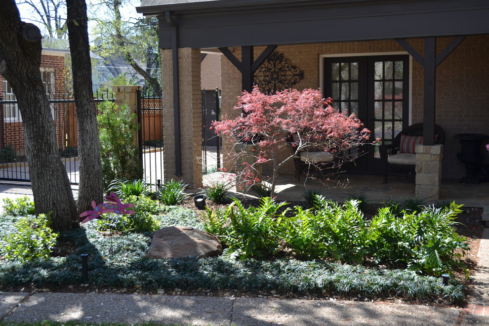 Shady front yard landscaping Klassisch Garten Dallas von Happy