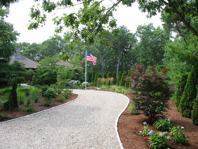 Shell And Stone Driveways Traditional Garden Boston By Briggs Landscape Construction Inc Houzz Ie