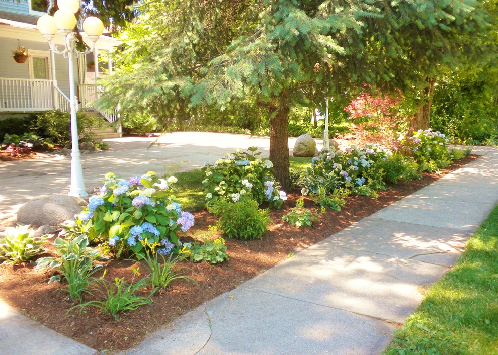 Sidewalk Planting Area Traditional Landscape Chicago by In