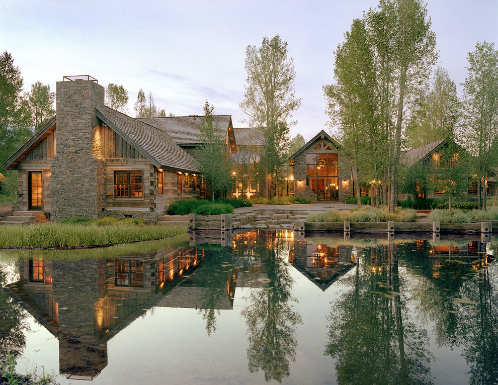 Snake River Residence Rustic Landscape Other by JLF
