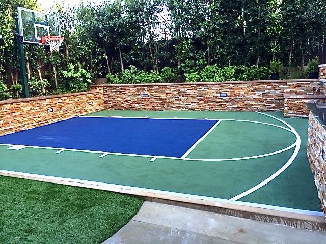 This is an example of an outdoor sport court in Portland.