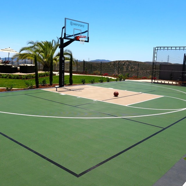 SnapSports San Diego Family Backyard Multi Court Garden San Diego