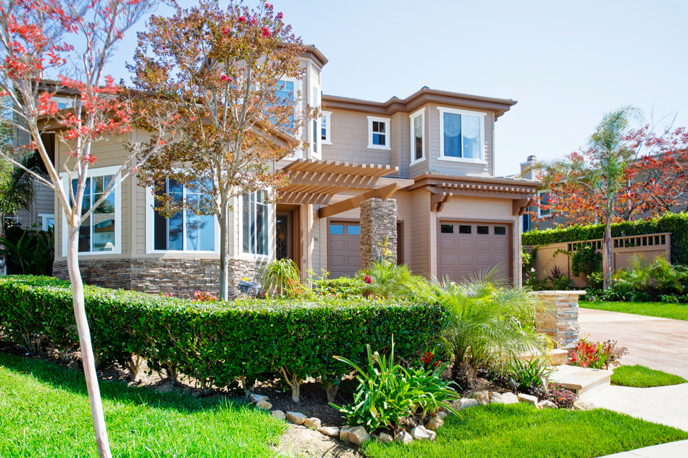 Solana Beach Traditional Landscape San Francisco by Lisa Hoyt