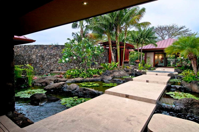 Design ideas for a world-inspired garden in Hawaii.