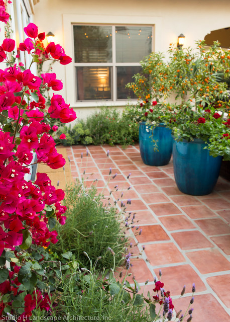Spanish Courtyard - Mediterranean - Garden - Orange County - by Studio ...
