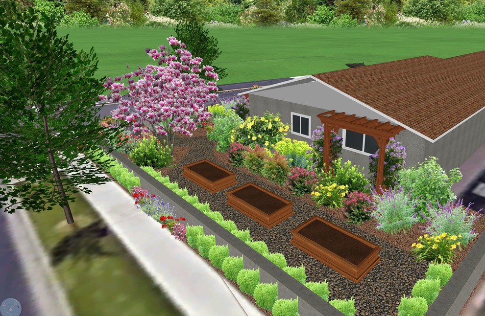 Sparling Residence In Design Process Jardín Sacramento de Amber Hildebrand Landscape