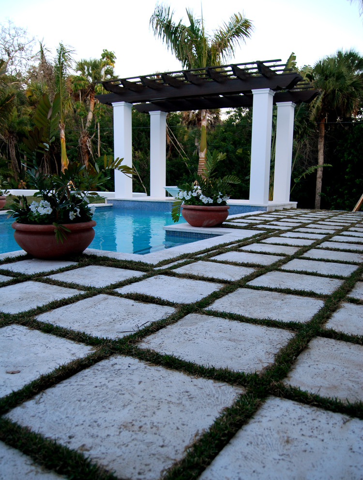 Klassischer Garten in Tampa