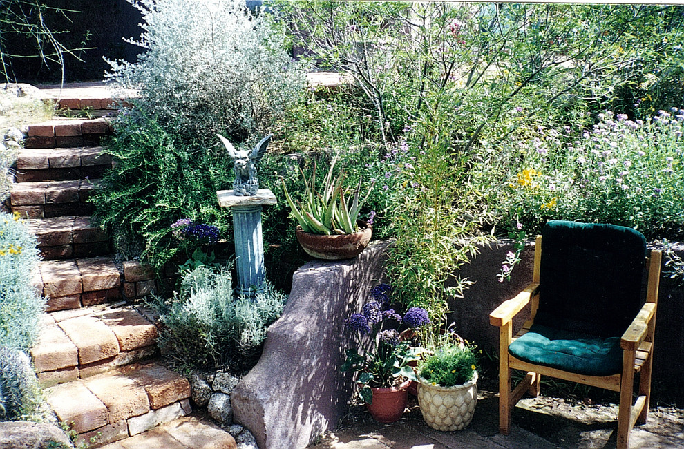 This is an example of an eclectic landscaping in Phoenix.