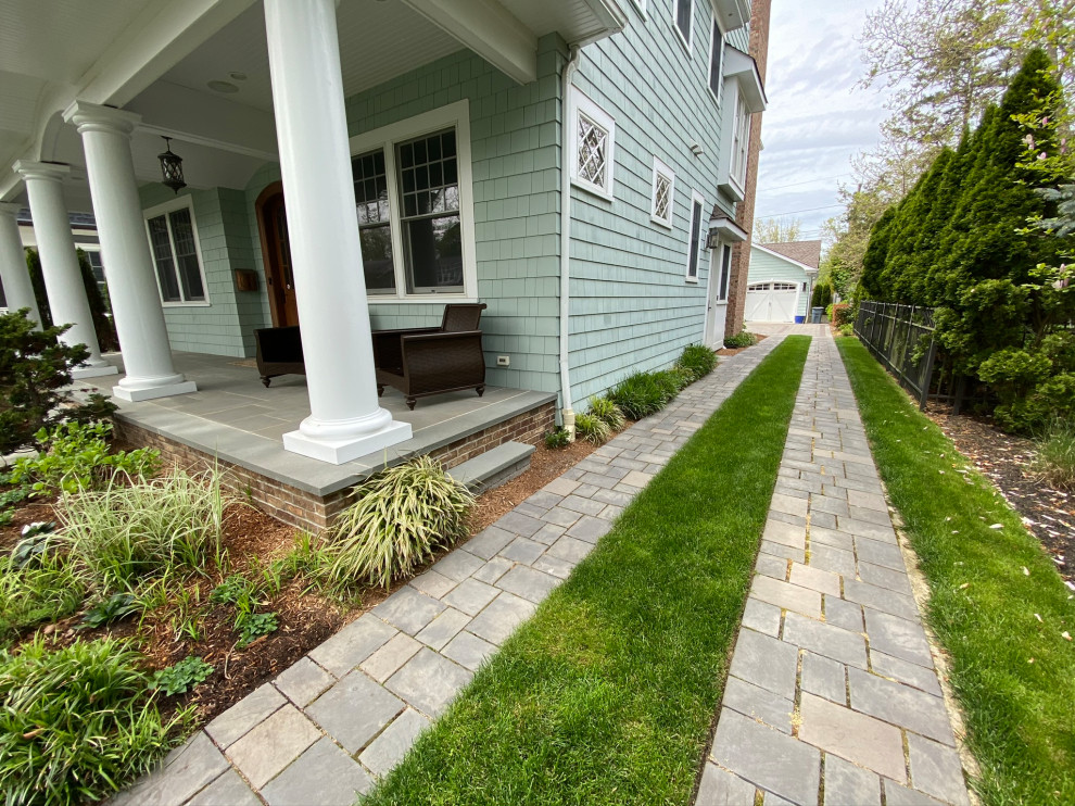 Spring Lake Front and Backyard Landscaping - Traditional - Landscape ...