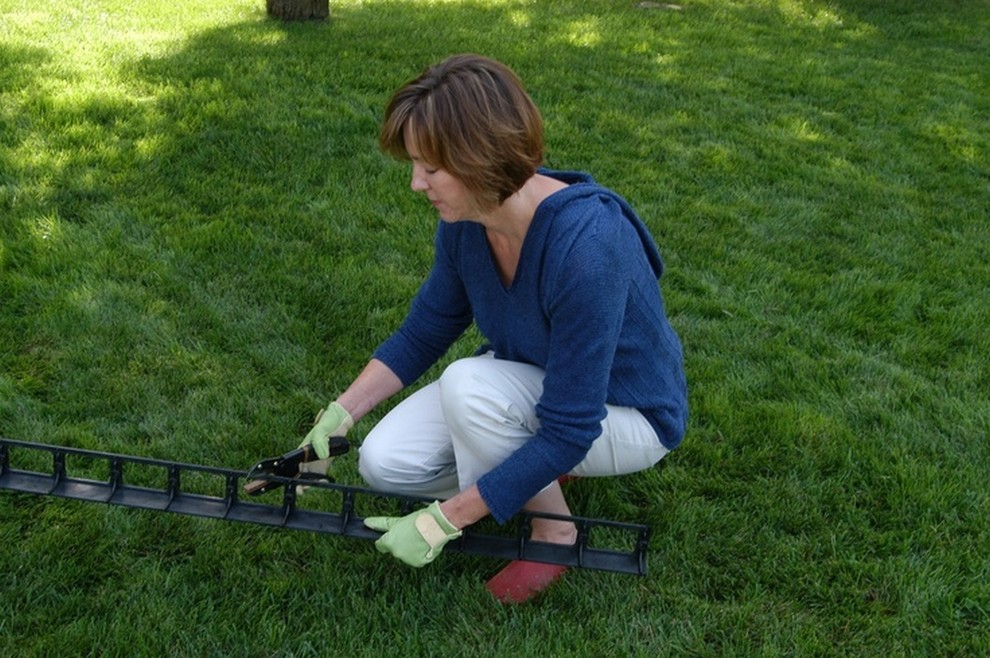 Design ideas for a traditional backyard concrete paver landscaping in Detroit for spring.