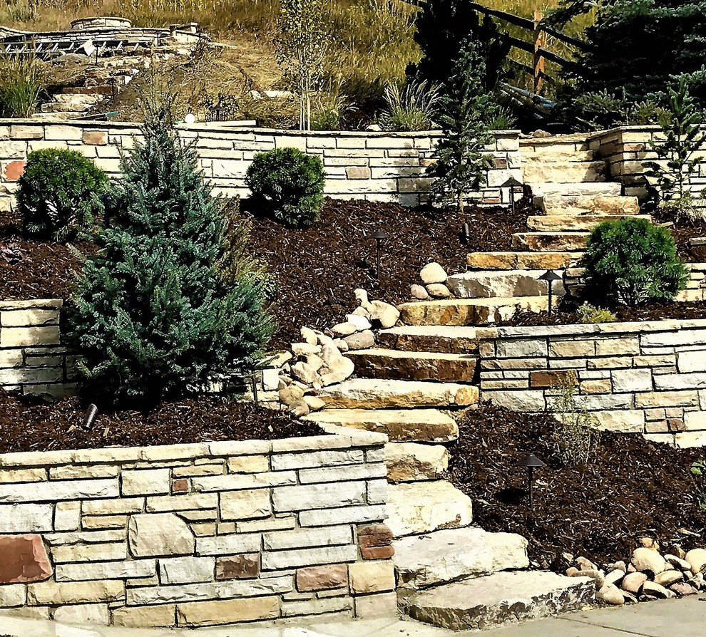 Stairsteps & Walkways Contemporary Garden Denver by Aria