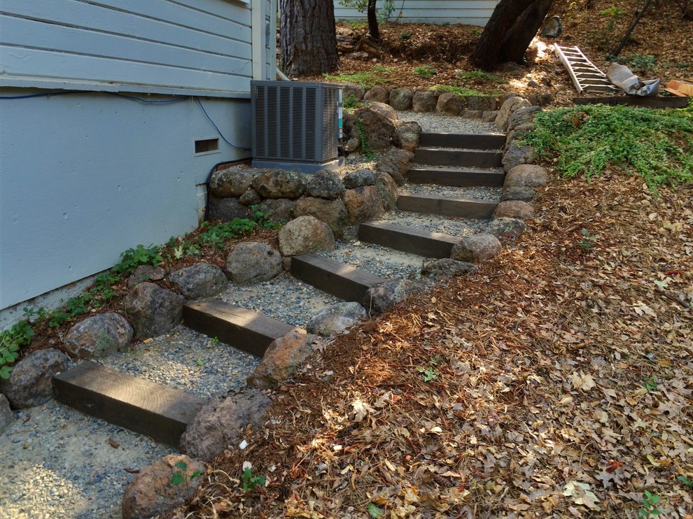 Steps & Pathways - Rustic - Landscape - Sacramento - by Verne Pershing ...