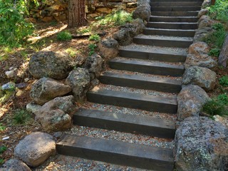 Steps & Pathways - Rustic - Landscape - Sacramento - by Verne Pershing ...