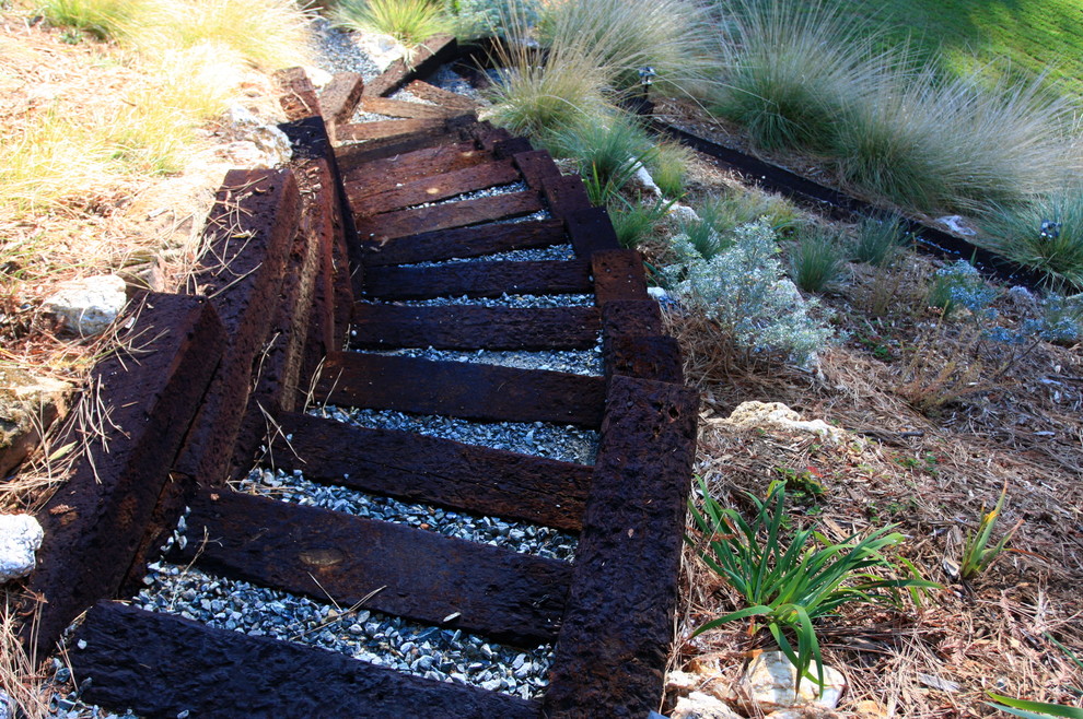 Steps & Pathways - Rustic - Landscape - Sacramento - by Verne Pershing ...