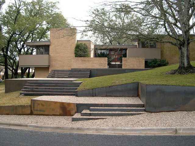steps - Modern - Landscape - Austin - by D-CRAIN Design and 