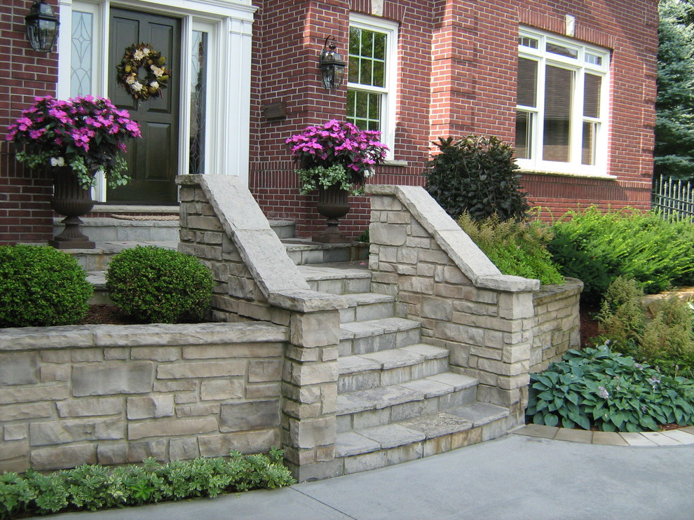 Stone Entrance Steps Traditional Landscape Toronto by Heritage Stoneworks Ltd. Houzz