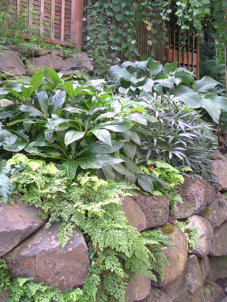 This is an example of a rustic landscaping in Portland.